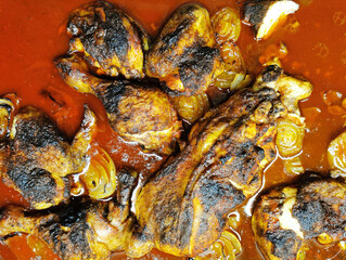 Poster - india roasted chicken