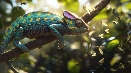 Chameleon in the Jungle