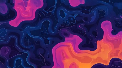 Wall Mural - gradient pattern gaming map background abstract
