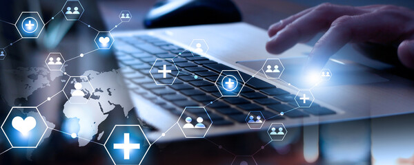 Wall Mural - health care help banner