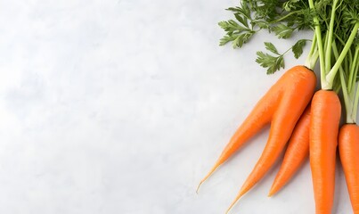  bright orange carrots are available in the market, Generative AI