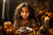 © Tetiana - Thanksgiving autumn family feast holiday conceptual image Generative AI