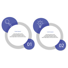 Wall Mural - modern infographic template. creative circle element design with marketing icons.