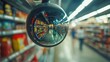 © Franklin - Security Camera Reflection In A Store Aisle