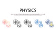 © Graphicsmine - Physics icon design with white background stock illustration