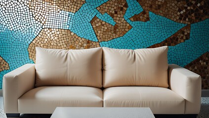 Wall Mural - sofa and pillows