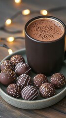 Canvas Print - Evening Indulgence, Hot cocoa