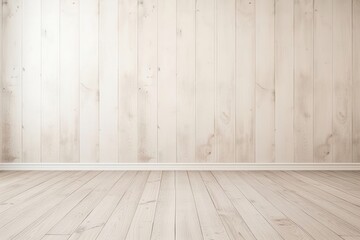 Wall Mural - Light beige on white wood backgrounds flooring hardwood.