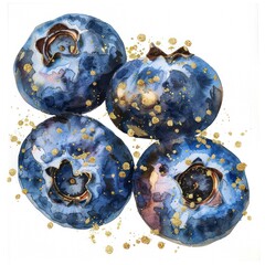 Wall Mural - Blueberries blueberry accessories accessory.