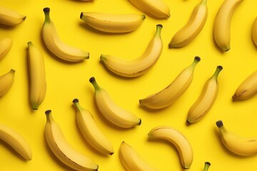 Canvas Print - Banana backgrounds fruit plant.