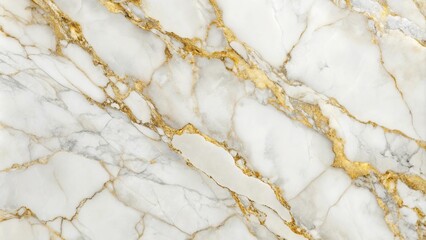 white marble with golden accents texture background close-up