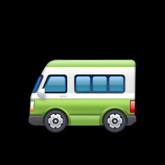 Green Van Emoji
