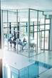 © C.Arcurs/peopleimages.com - Meeting, glass and business people in office for financial review, teamwork or collaboration. Corporate, company and men and women in boardroom for feedback, statistics or discussion for presentation