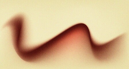 Aufkleber - Red  white illuminated spots on light grainy color gradient background, noise texture effect, copy space