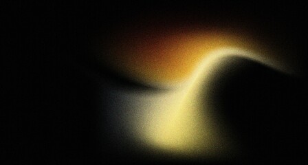 Aufkleber - Abstract gradient noise grain background of warm yellow and dark black colors, perfect for design and creative projects. posters advertising, templates, banners, covers.