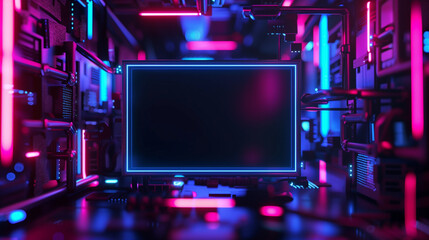 background with glowing lights