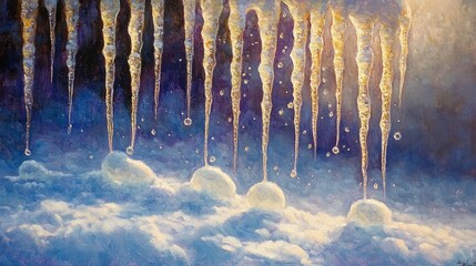 Poster - Melting Moments, Icicles