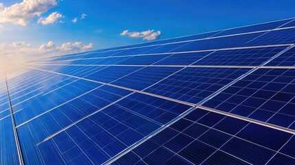 Modern Solar Panels Harnessing Sunlight Efficiently