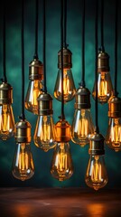 Wall Mural - hanging bell hanging on the ceiling hd 8k wallpaper stock photographic image