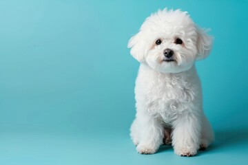 Bichon frise dog mammal animal puppy.