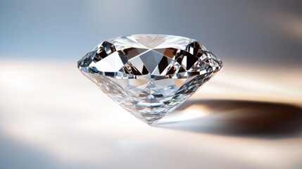 Aufkleber - Sparkling Diamond on Soft Background