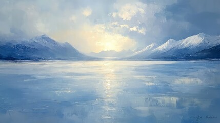 Poster - Silent Horizon, Frozen lakes