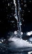 © jayranine - Dynamic Water Droplets Isolated on Black Background – High-Speed Captures, Ripples, Splashes, and Mist in Elegant Motion