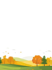 Wall Mural - Autumn background for poster