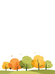 Wall Mural - Autumn background for poster