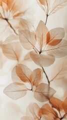 Wall Mural - Flower leaves leaf botanical.