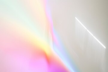 Canvas Print - Prism rainbow light leak backgrounds refraction defocused.