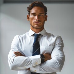 Aufkleber - A businessman wearing a professional uniform.
