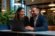 © Rawpixel.com - Executives team laptop computer smiling.