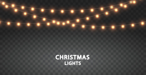 the christmas garlands are available in a transparent vector background format. this set of christma