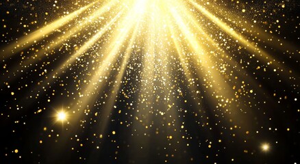 Leinwandbilder - This is a flare light, effects sunlight, lens flare, light leaks, and a warm sun ray light. It is isolated on a black background. Effect: sunlight, ray, glow, bright, shine, sun.