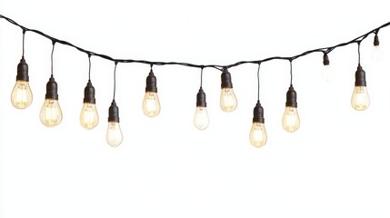 Transparent light bulb png element set