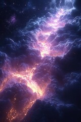 Wall Mural - the cosmos and galaxies near the solar system