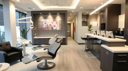 Sticker - Modern Dental Office Interior Design