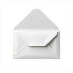 White envelope, isolated background