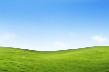 Sticker - Serene green field landscape