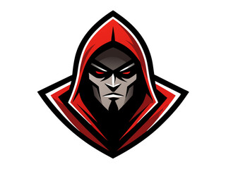 Wall Mural - Assassin Head Gaming Mascot Logo Vector Illustration

