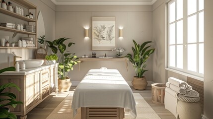 Wall Mural - Relaxing Spa Interior Design