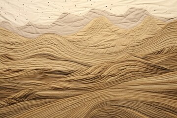 Poster - Sand dunes landscape textile texture.