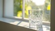 © Phatharaporn - Crystal Glass on Windowsill.