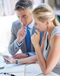 © ArcursForPI/peopleimages.com - Thinking, research and teamwork with business people and tablet for corporate governance, advisor and meeting. Tax compliance, partnership and report with man and woman for shareholder policy