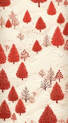 Canvas Print - Christmas Wallpaper christmas wallpaper pattern.