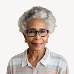 Poster - Senior African American woman .