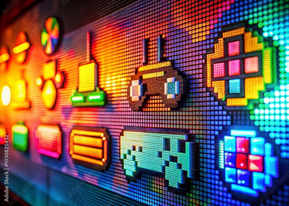 Pixel Game Interface Elements: Level Bars, Buttons, and 8-Bit Magic ...