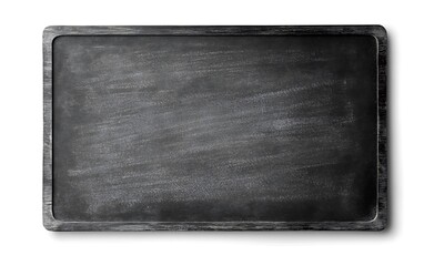 blank blackboard isolated on white background