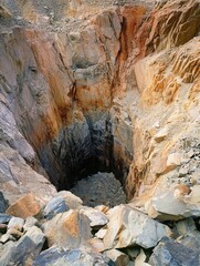 Wall Mural - Mountain rocky outcrop